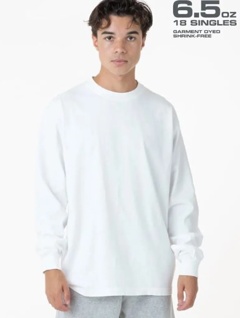 Los Angeles Apparel 1807gd - Garment Dye Long-Sleeve Tee