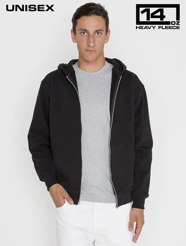 Los Angeles Apparel hf10 - Heavy Fleece Full-Zip Hoodie