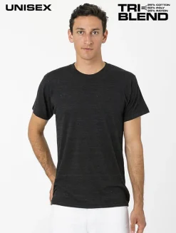 Los Angeles Apparel tr01 - Tri-Blend Crew NeckTee