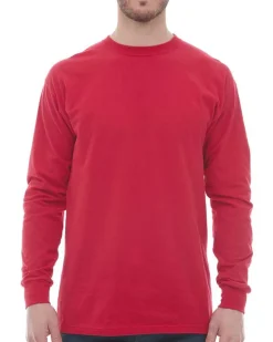 M & O Knits 5520 L/S T-SHIRT RING SPUN
