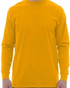 M & O Knits 5520 L/S T-SHIRT RING SPUN