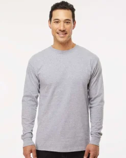 M&O 4820 - Gold Soft Touch Long Sleeve T-Shirt