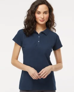 M&O 7007 - Women's Soft Touch Polo