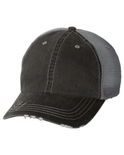 Mega Cap 6990 - Herringbone Unstructured Trucker Cap