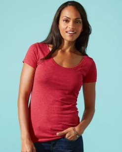 Next Level 6730 - Elegant Triblend Scoop Neck Tee for Women