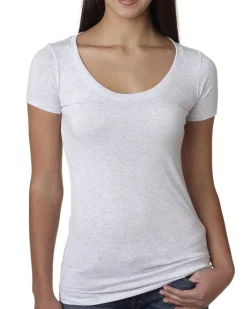 Next Level 6730 - Elegant Triblend Scoop Neck Tee for Women