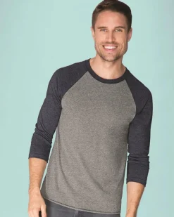 Next Level 6051 - Unisex Tri-Blend Three-Quarter Sleeve Raglan Tee