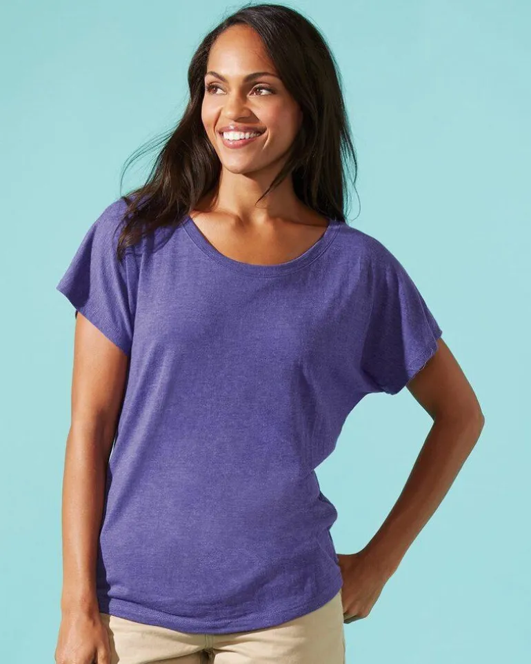 Next Level 6760 - Versatile Triblend Dolman Tee for Women