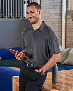 North End NE100 - Men's Jaq Snap-Up Stretch Performance Polo