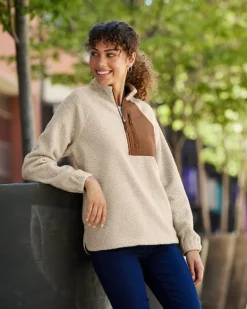 North End NE713W - Ladies Aura Sweater Fleece Quarter-Zip