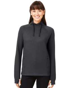 North End NE200W - Ladies Rhythm Waffle Pullover