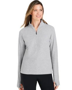 North End NE725W - Ladies Spirit Textured Quarter-Zip