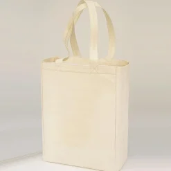 Q-Tees Q1000 - Canvas Gusset Shopping Tote Bag