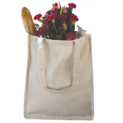 Q-Tees Q125400 - Canvas Jumbo Shopper with Gusset