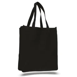 Q-Tees Q125400 - Canvas Jumbo Shopper with Gusset