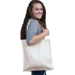 Q-Tees Q125300 - Canvas Shopper with Gusset