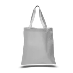 Q-Tees Q800 - Durable Canvas Tote with Reinforced Handles