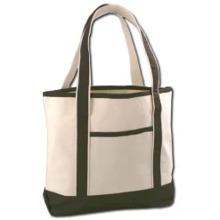Q-Tees Q1500 - Large Canvas Deluxe Tote