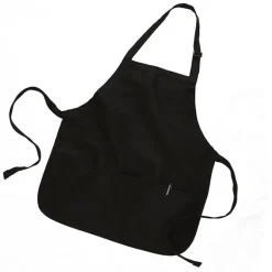Q-Tees Q4250 - Medium Length Apron with 3 Compartment Pouch