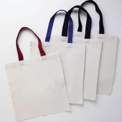 Q-Tees QTB6000 - Economical Tote Bag with Colored Handles
