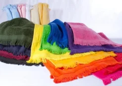 Q-Tees T100 - Fingertip Towel Fringed