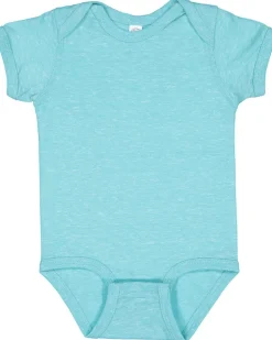 Rabbit Skins 4491 - Infant Harborside Melange Jersey Bodysuit