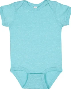Rabbit Skins 4491 - Infant Harborside Melange Jersey Bodysuit