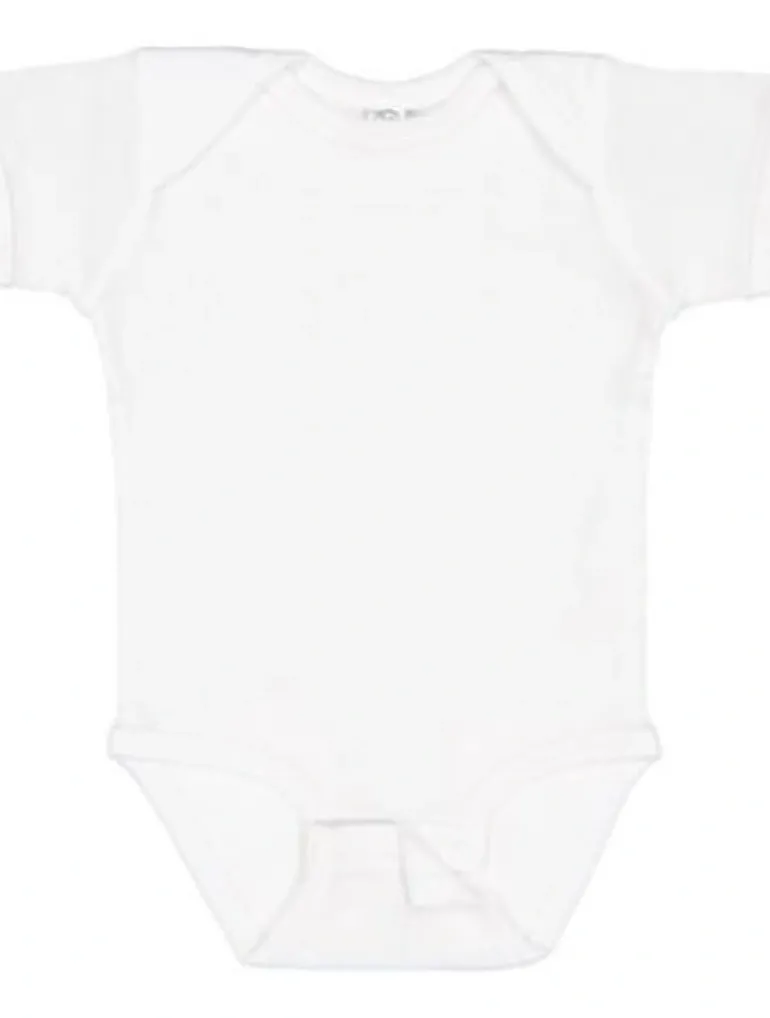 Rabbit Skins r4400 - Infant Rib Lap Neck Bodysuit