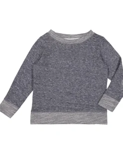 Rabbit Skins RS3379 - Cozy Toddler French Terry Crewneck with Elbow Patches