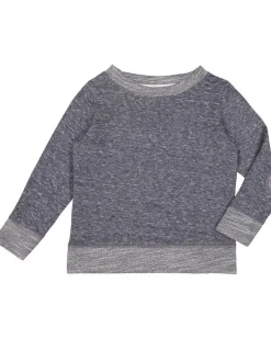 Rabbit Skins RS3379 - Cozy Toddler French Terry Crewneck with Elbow Patches