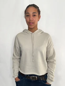 Radsow Apparel KS502 - Ultra Soft Hooded Crop Top