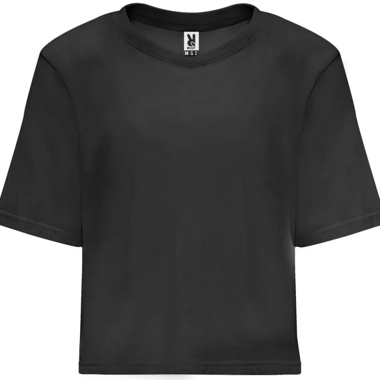 Roly CA6687 - Stylish Cropped Loose-Fit Women's Short-Sleeve Tee