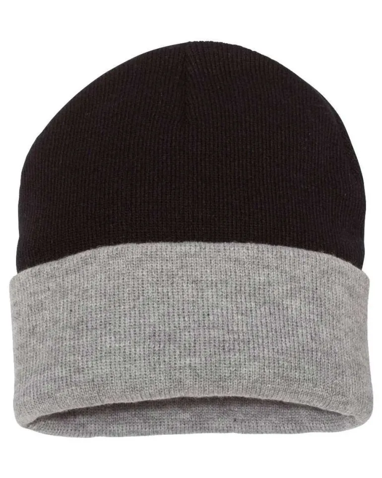 Sportsman SP12T - 12" Color Blocked Cuffed Beanie