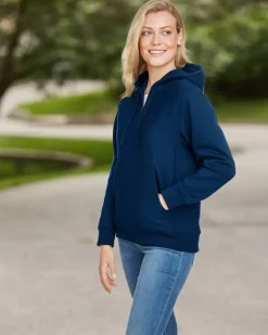 Team 365 TT97 - HydroSport Heavyweight Water-Repellent Quarter-Zip Hoodie
