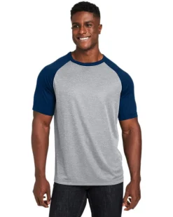 Team 365 TT62 - Unisex Zone Colorblock Raglan T-Shirt