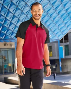 Team 365 TT21C - Men's Command Snag-Protection Colorblock Polo