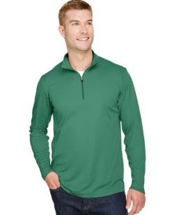 Team 365 TT31H - Men's Zone Sonic Heather Performance Quarter-Zip