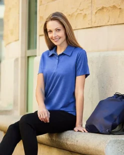 Team 365 TT51HW - Ladies Zone Sonic Heather Performance Polo
