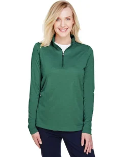 Team 365 TT31HW - Ladies Zone Sonic Heather Performance Quarter-Zip