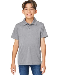 Team 365 TT51HY - Youth Zone Sonic Heather Performance Polo