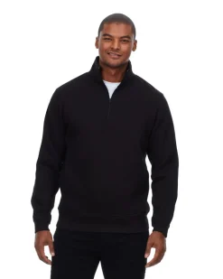 Threadfast 320Q - Unisex Ultimate Fleece Quarter-Zip Sweatshirt