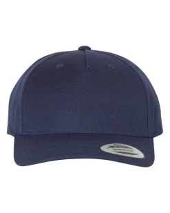 YP Classics 5789M - Premium Five-Panel Curved Visor Snapback Cap