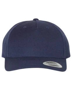 YP Classics 5789M - Premium Five-Panel Curved Visor Snapback Cap