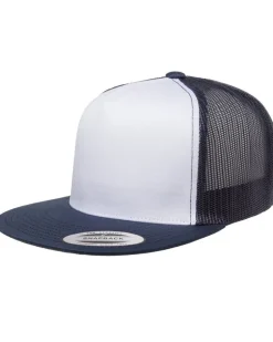 Yupoong 6006W - Adult Classic Trucker with White Front Panel Cap
