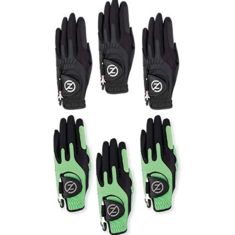 ZERO FRICTION GGSJLLB - JUNIOR GLOVE GOLF SYNTHETIC 6PK /LH