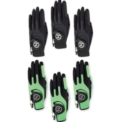 ZERO FRICTION GGSJLLB - JUNIOR GLOVE GOLF SYNTHETIC 6PK /LH