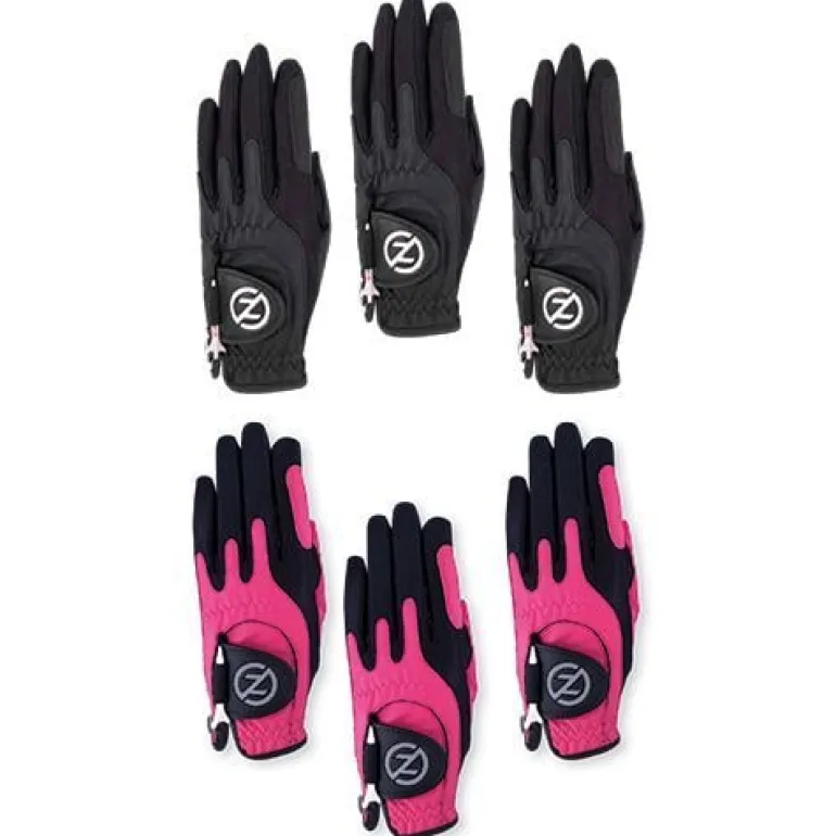 ZERO FRICTION GGSJLPB - JUNIOR GLOVE GOLF SYNTHETIC 6PK /LH
