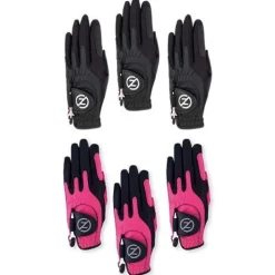 ZERO FRICTION GGSJLPB - JUNIOR GLOVE GOLF SYNTHETIC 6PK /LH