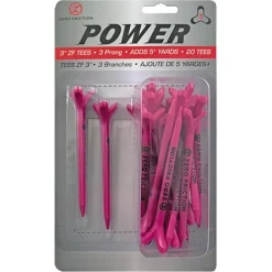 ZERO FRICTION GTPP33 - Power 3 3" Tee 20 Pack